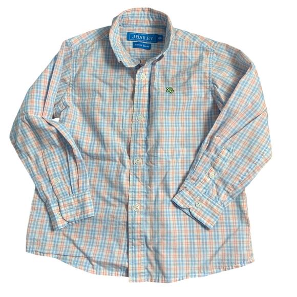 J. Bailey Plaid Button down 4/4T - Picture 1 of 3